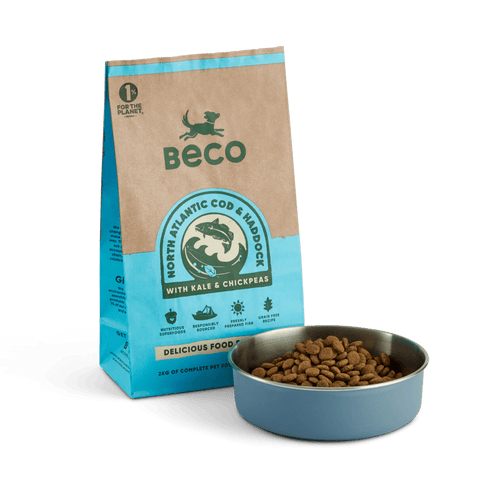 Wild Caught Cod Haddock Dog Food Grain Free Dry Dog Food Beco