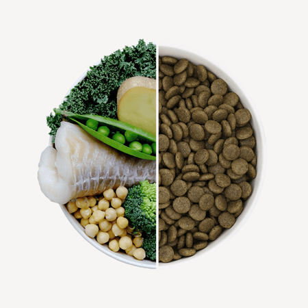 Cod & Haddock Dry Food with Kale & Chickpeas