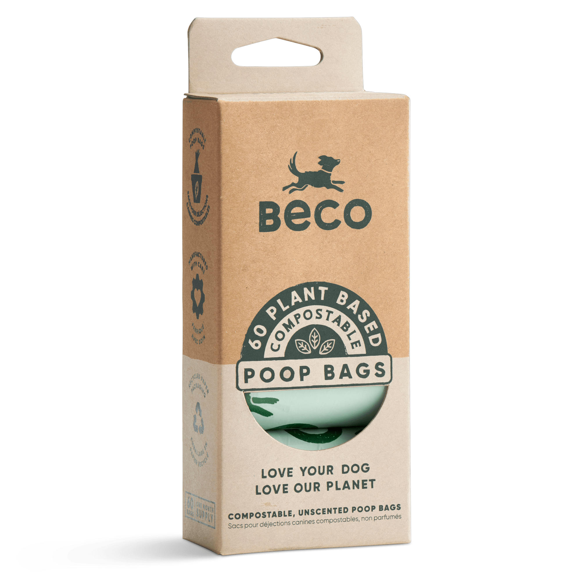 Home Compostable Poop Bags Beco Pets