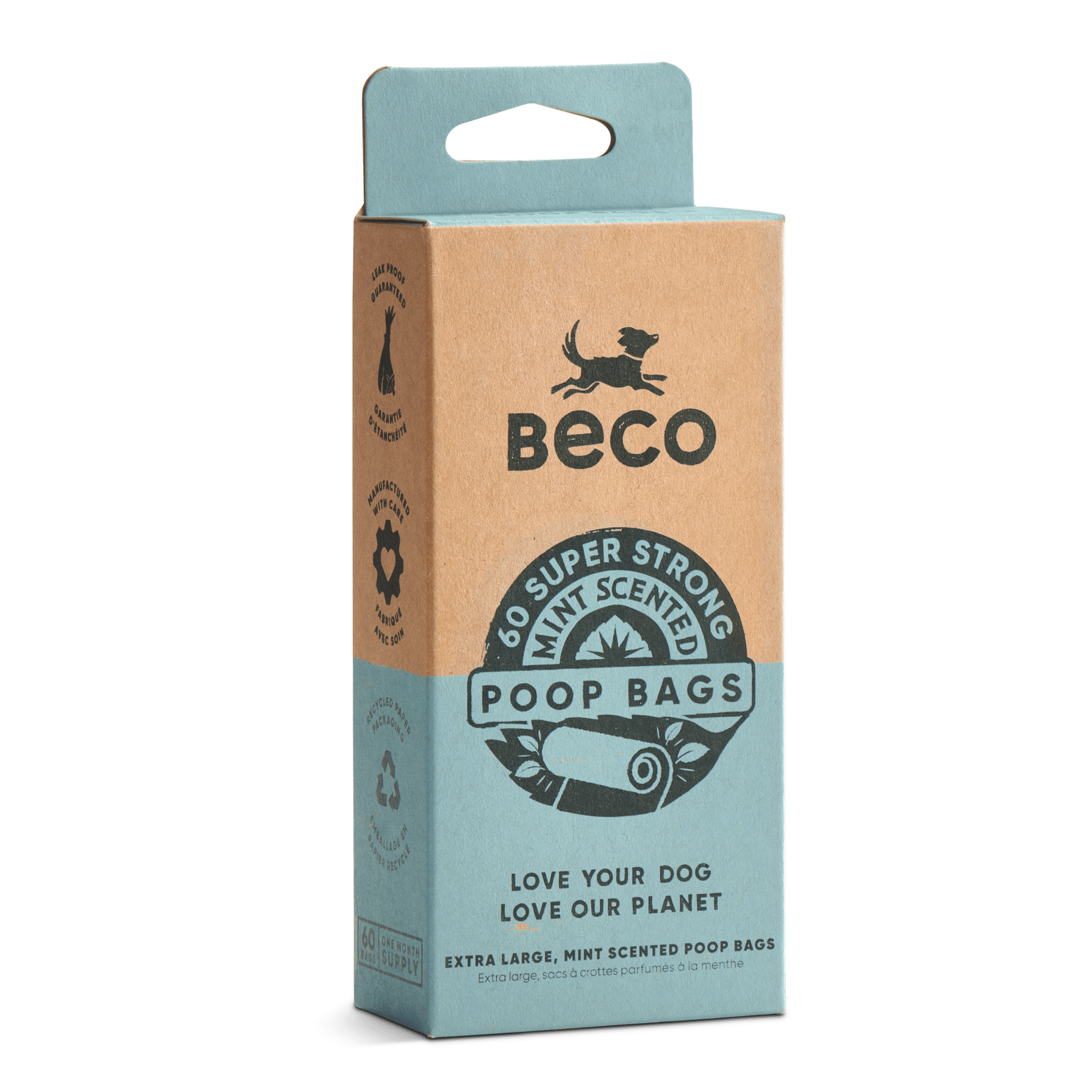 Large Poop Bags | Mint Scented