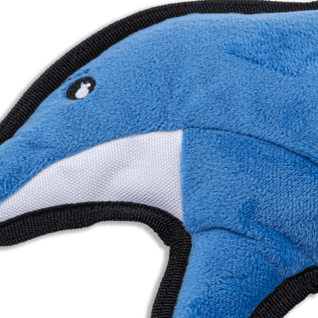 Plush Dolphin Dog Toy