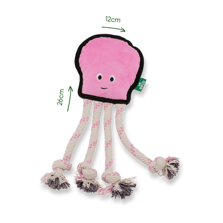 Plush Octopus Dog Toy