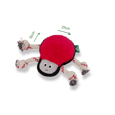 Plush Spider Dog Toy