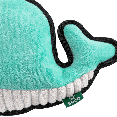 Plush Whale Dog Toy